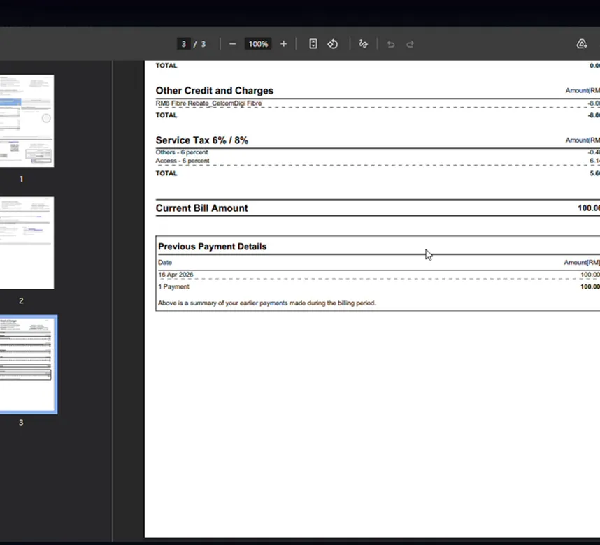 Full PDF bill — extraction failed for some reason